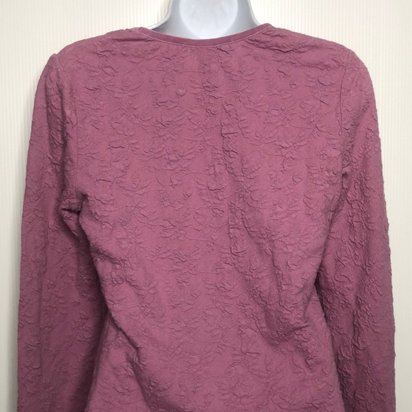 J.Jill Jacquard Long Sleeves Top Small - Picture 7 of 9